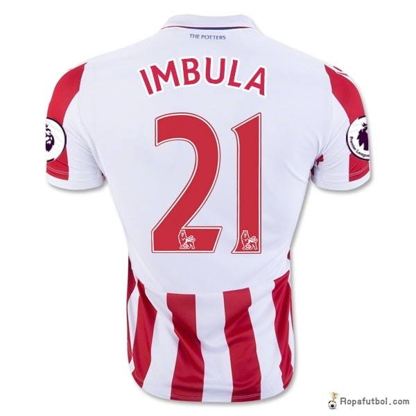 Camiseta Stoke City Replica Primera Ropa Imbula 2016/17 Rojo